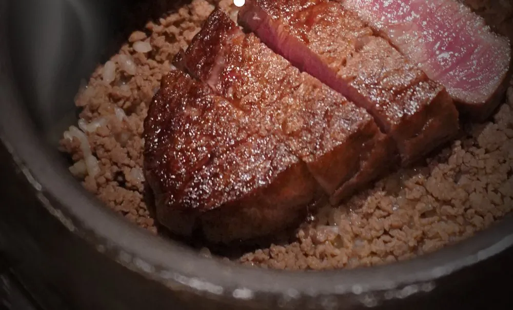 近江牛の釜飯