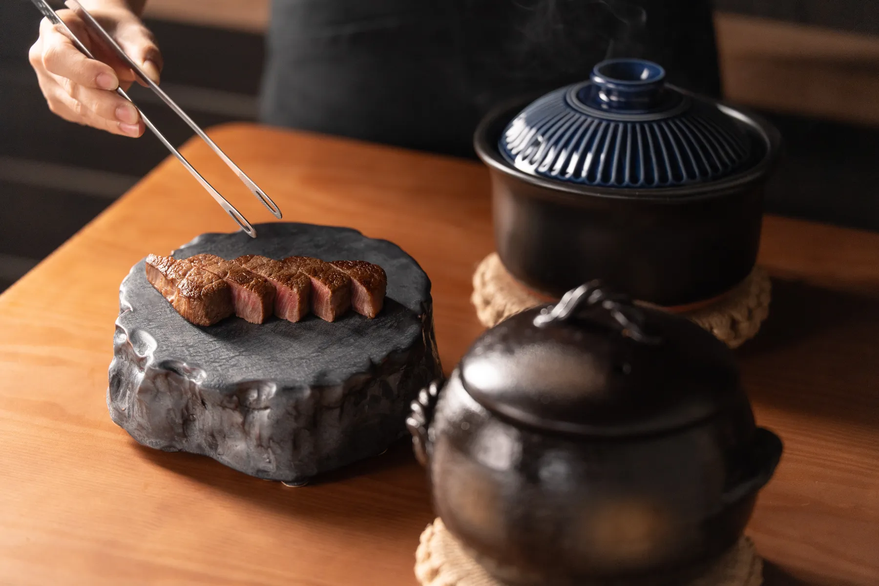 A5 Omi wagyu kamameshi clay pot